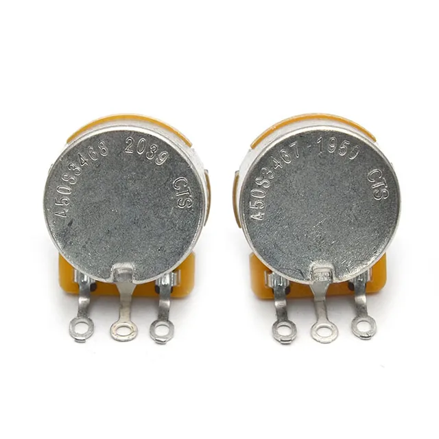 Pots Vs Potenziometro Audio CTS Conico Ad Albero Solido 250K O 500K - Per Chitarre Elettriche, USA Controllo Volume Tono Chitarra Elettrica - Foto 7