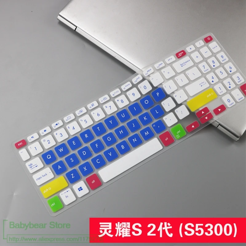 candyblue Для ASUS VIVOBOOK S15 K530F K530FN X512 X512FL X512FJ X512 X512UA X512FA X512DA X512UF 15,6 дюйма клавиатура протектор кожного покрова - Цвет: candyblue
