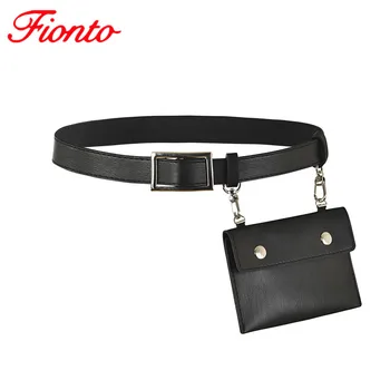 

2019 Fashion Bags Women's Fanny Pack PU Leather Belt Bag Waist Bag Solid Color Ladies Waist Pack Clothing Accessories AN1453