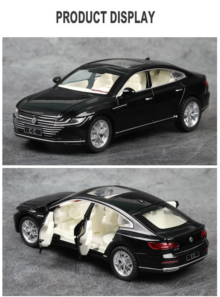 Volkswagen Cc Arteon1:32 Model Car Alloy Car Die Cast Toy Car Pull Back Children'S Toy Collectibles Gift