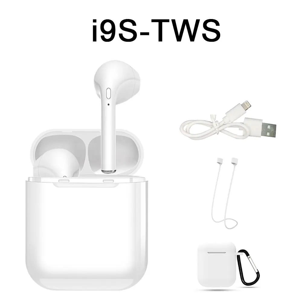 No retail packaging I9s TWS беспроводная Bluetooth гарнитура стерео для всех мобильных телефонов спортивные наушники для iPhone невидимые наушники с зарядным устройством - Цвет: No retail packaging