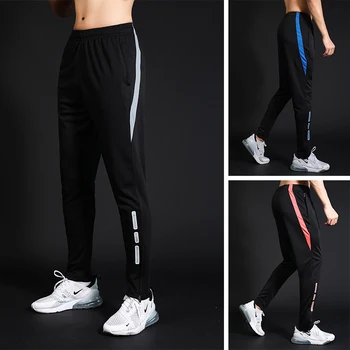 

Sport Running Men Pants Bodybuilding Athletic Football Soccer pant Training Pants Elasticity Legging jogging Gym Trousers A901