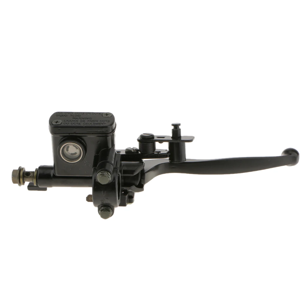 Правый гидравлический рычаг сцепления Главный цилиндр рычаг насоса, пригодный для мини-мотоцикла грязи 50cc-125cc-черный