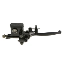 Правый гидравлический рычаг сцепления Главный цилиндр рычаг насоса, пригодный для мини-мотоцикла грязи 50cc-125cc-черный