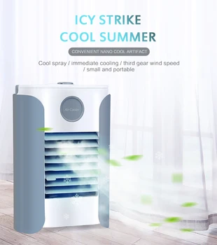 

Draagbare Multifunctionele Airconditioner Ventilator Met Fm Bluetooth Usb Opladen Draagbare Thuis Koelkast Airconditioner Ventil