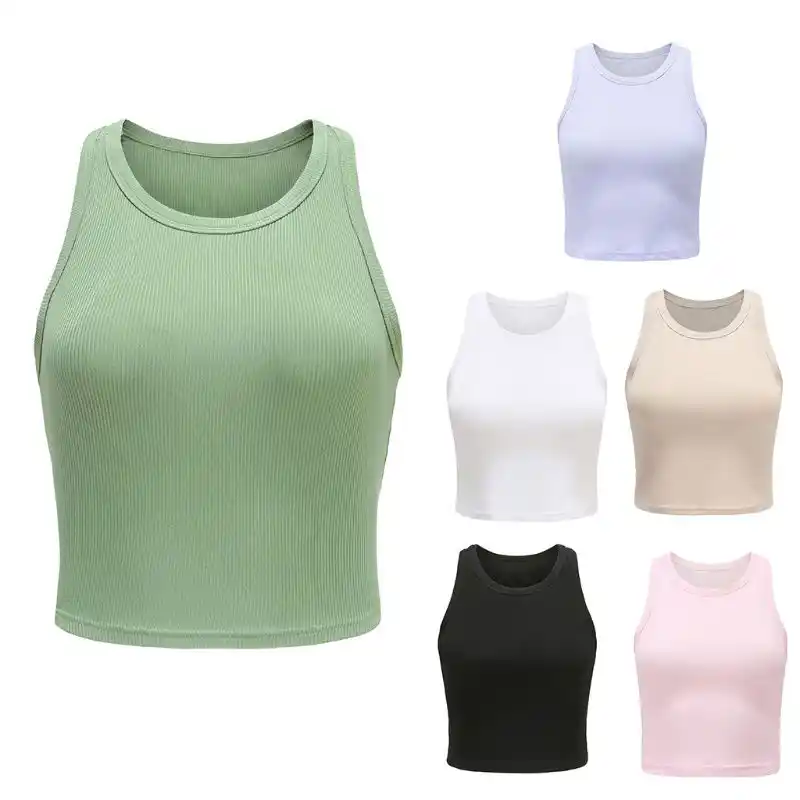 cropped sports vest