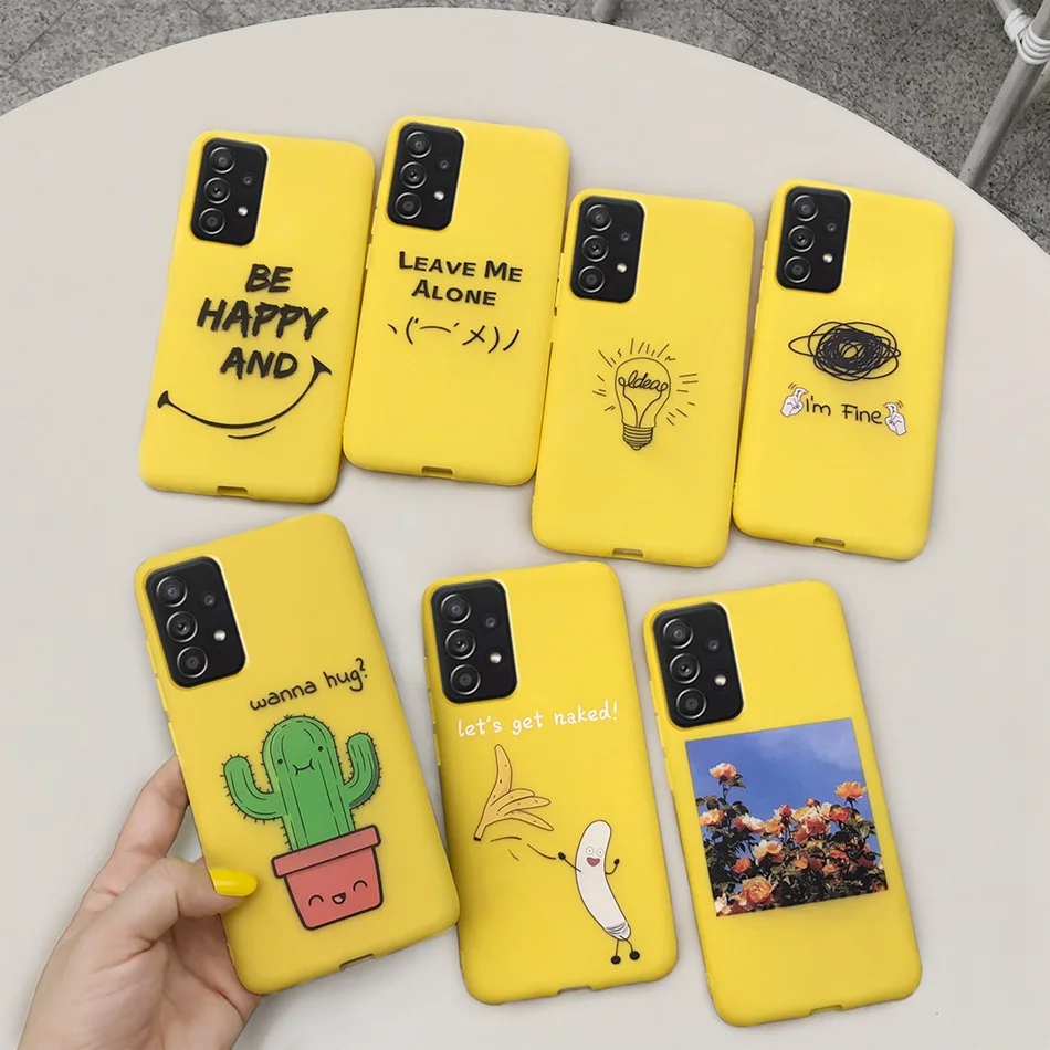 Custodia Carina Cartoon Cactus Per Samsung Galaxy A52 Custodie Per Samsung A52 4G 5G Cover Morbida In Silicone Per Samsung A52 A 52 5G