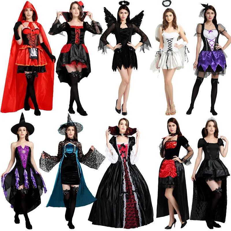 Halloween-Costumes-Witches-Ghosts-Bridal-Ball-Cosplay-Witch-Vampire ...