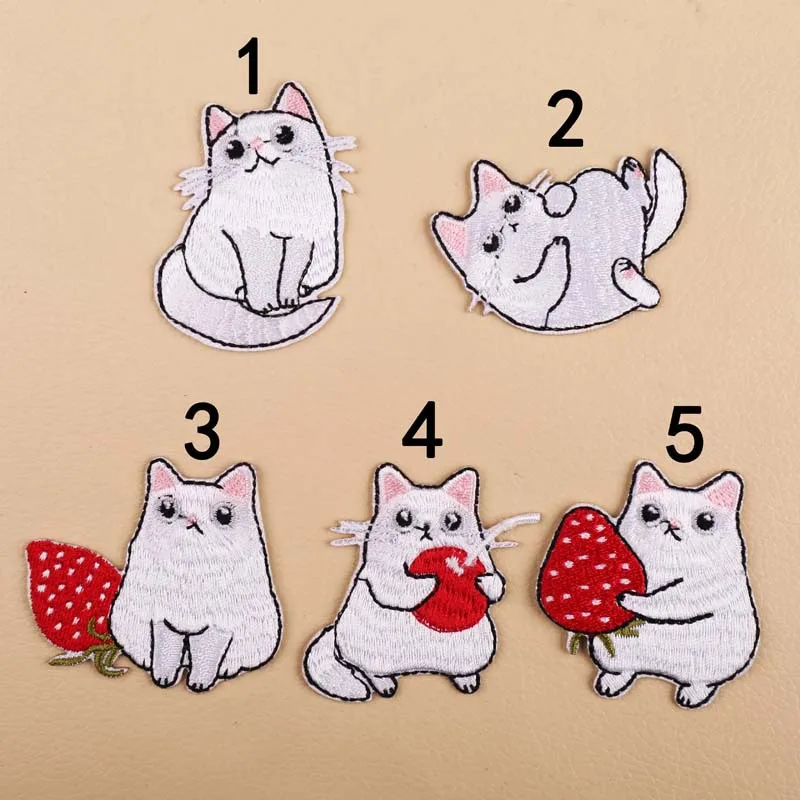 Вышивка патч наклейки вышивка мультфильм DIY клубника животное патч наклейки для Сумки Одежда Обувь Одежда для дома Te