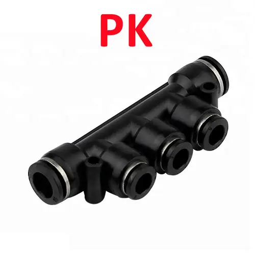 High Quality Black Pneumatic Fitting Pipe Connector Tube Air Quick Fittings 3/4/6/8/10/12/14/16mm PU PY PK PE PV SA HVFF  PZA PM - Image 8