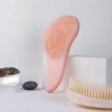 

Marbled Soft Tooth Comb Anti-static Hair Comb Handle Entangle Detangling Hair Brush Scalp Massager Comb Salon Hair Styling Tool
