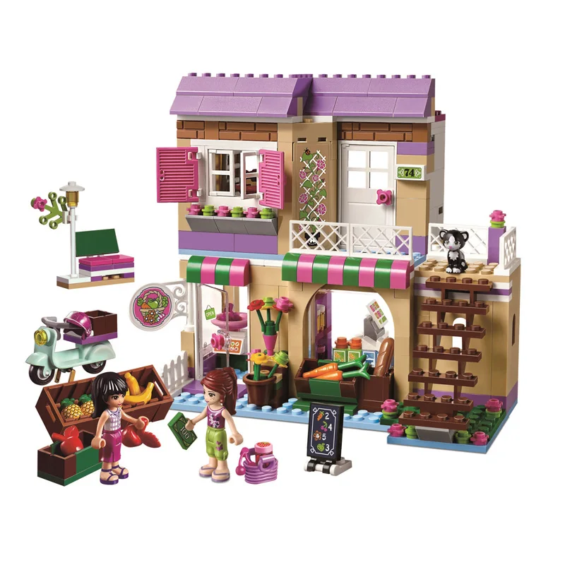 

Heartlake Food Market 41108 Building Blocks Model Toys for Children Compatible with Legoinglys Friends Bricks Figure New Gifts