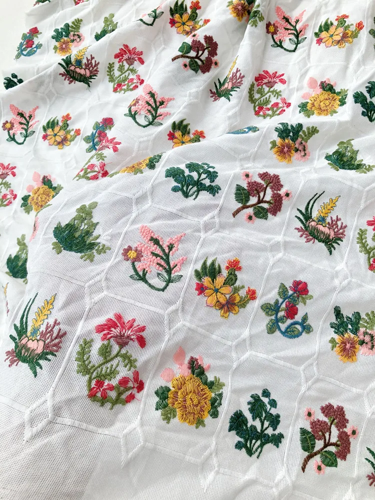 Neuer Stil Afrika Spitzenstoff 2025 Hochwertige Spitze Wasserlösliche Bestickte Modische Weiche Baumwollspitze 5 Yards – Detail 15