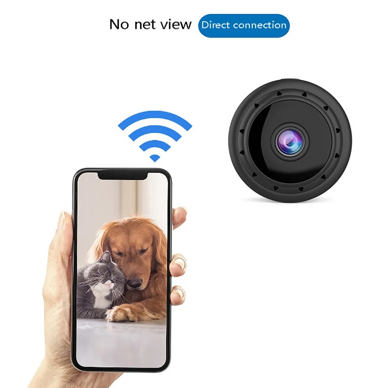 Мини-камера домашней безопасности, WiFi, ночное видение, 1080 P, беспроводная камера наблюдения, удаленный монитор, мини-видеокамеры