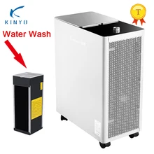 Бытовой очиститель воздуха ESP очиститель воздуха металлическая крышка озоновый очиститель воздуха для дома/офиса очистка воздуха стерилизация промывка воды KINYO формальдегид моющий Интеллектуальный бытовой Hepa фильт
