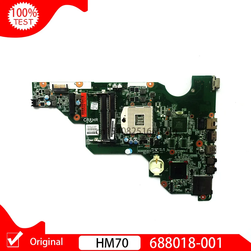 Оригинальная материнская плата 688018-501 688018-001 для ноутбука HP CQ58 2000 2000-2204TU PGA 989 HM70 DDR3 |