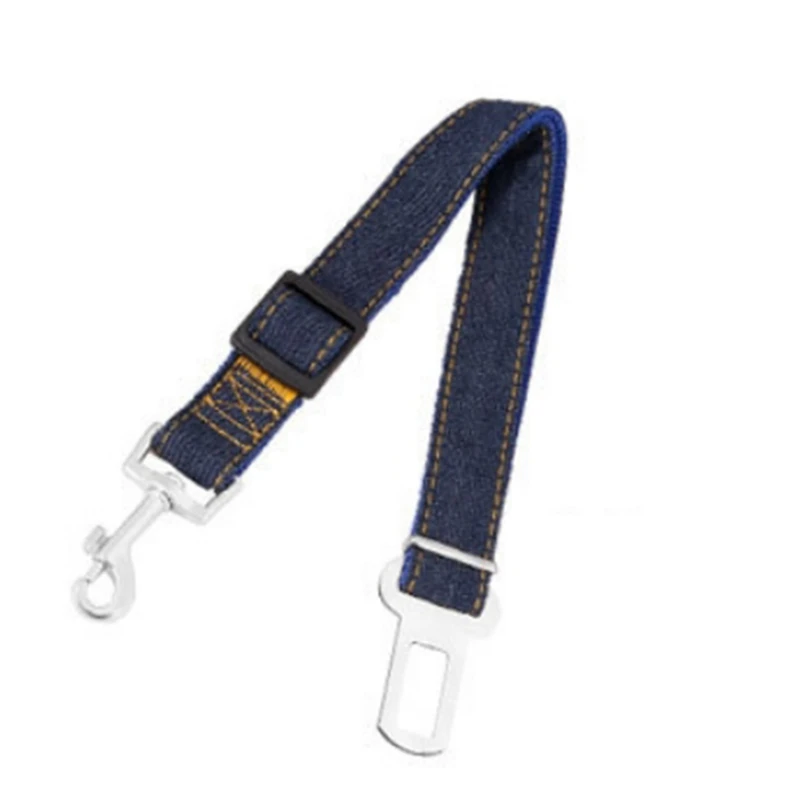 45-72 см безопасная веревка для домашних животных, автомобильный ремень безопасности для домашних животных, дорожный поводок, нейлоновый ремень безопасности для собак - Название цвета: BL