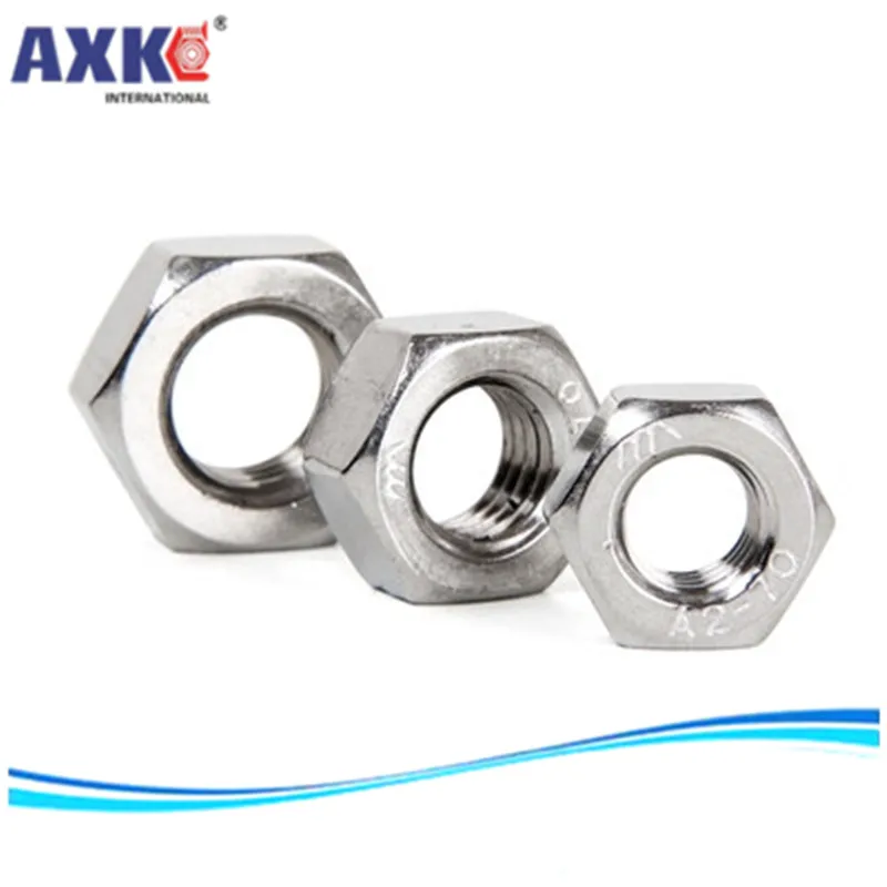 AXK M8 M10 M12 M14 M16 M18 M20 M22 M24 оцинкованная Шестигранная гайка шестигранные гайки костюм для винтов болтов