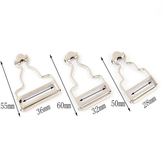 6 Set Fibbie Metalliche Per Salopette - Clip Reggicalze Con Bottoni Jeans | Scorrevole E Regolabile - Foto 11