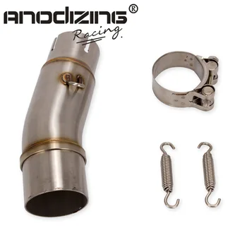 

Free Shipping Motorcycle Exhaust Middle Link Pipe Slip-on Stainless Steel For Ninja400 Ninja 400 Z400 Z 400 2018 2019