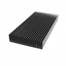 1 sztuk radiator aluminiowy radiator LED 48 #215 11-100mm radiator profile aluminiowe aluminium kolor podwozia chłodnicy tanie tanio CN (pochodzenie) alloy black 48*11-100mm