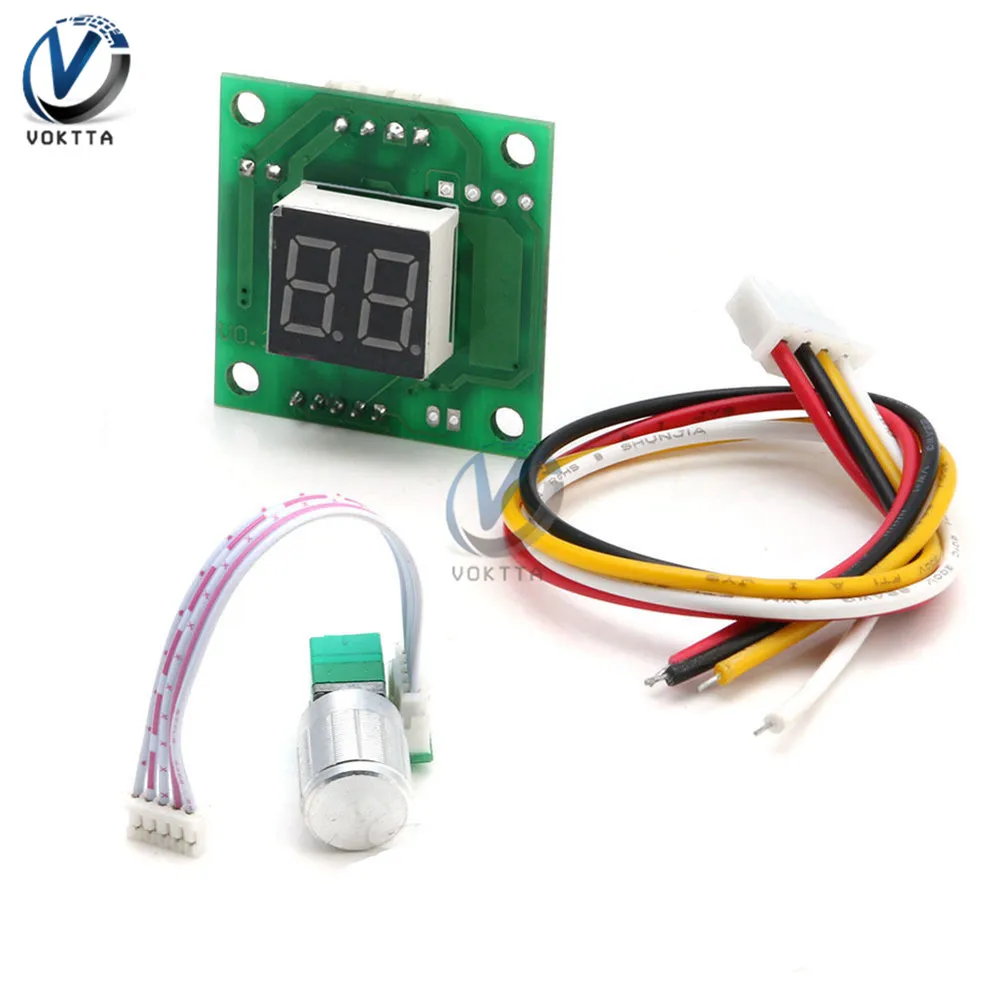 DC 6-28V PWM контроль скорости двигателя 12V 24V DC регулируемая скорость двигателя Переключатель цифровой дисплей самовосhealing вающийся предохранитель регулятор скорости