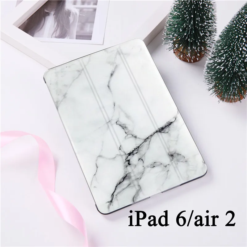 B050010 Для iPad 9,7 чехол жесткий мраморный узор планшет смарт-чехол для iPad 9,7 Air 1 2 Mini 1 2 3 4 5 iPad 2/3/4 Funda Capa - Цвет: B050010
