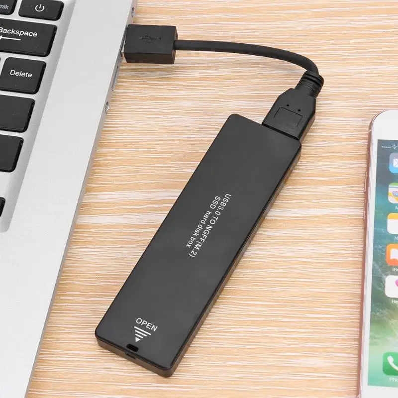 NGFF SATA M.2 к Type C 3 0/3 1 SSD жесткий диск чехол M2 2242 2260 2280 внешний Корпус для ПК