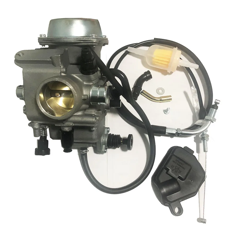 Carburetor & Throttle Cable for Honda ATV Foreman 400 450 FOURTRAX 250