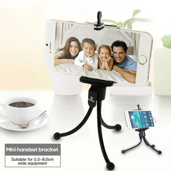 

Mini Flexible Sponge Octopus Tripod For IPhone Samsung Xiaomi Huawei Mobile Phone Smartphone Tripod Portable Camera Stand