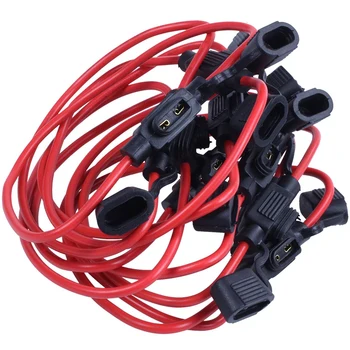

10pcs 14GA. ATM / MINI BLADE INLINE FUSE HOLDER CAR TRUCK BOAT RV COPPER WIRE