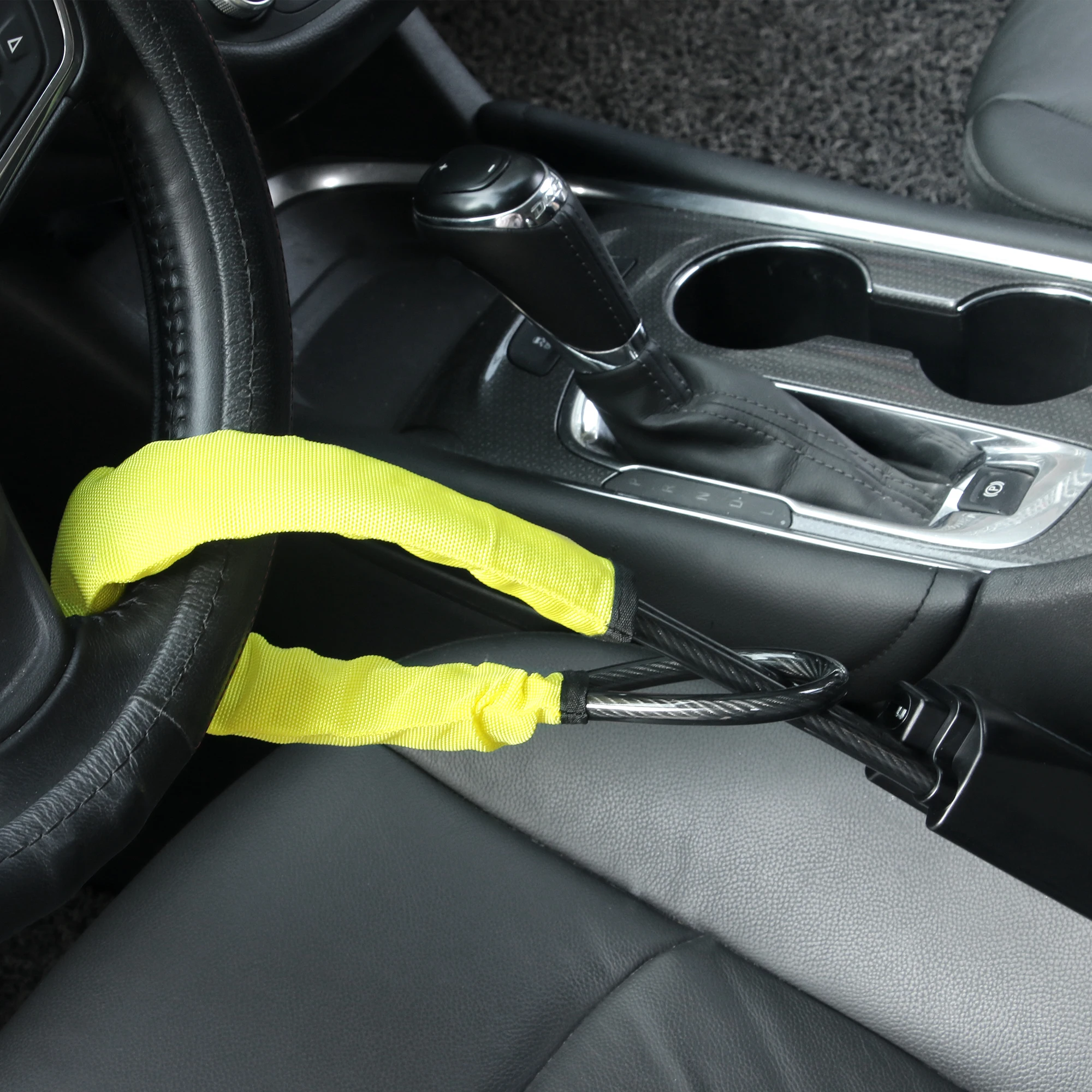 Steering Wheel Lock Seat Belt Lock Security Vehicle Seatbelt Lock  Anti-theft Handbag Lock Fit Most Cars Suv Yellow 2 Keys - Car Steering  Wheel Lock - AliExpress