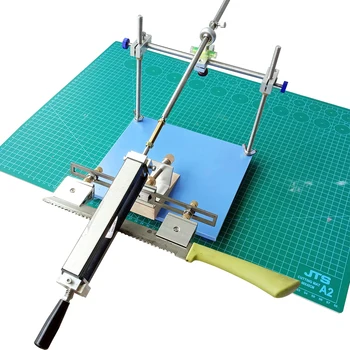 

KME Knife sharpener Metal Turn off Rotation Flip clip diamond whetstone Long knife grinding SY010 EDGE pro apex sharpener