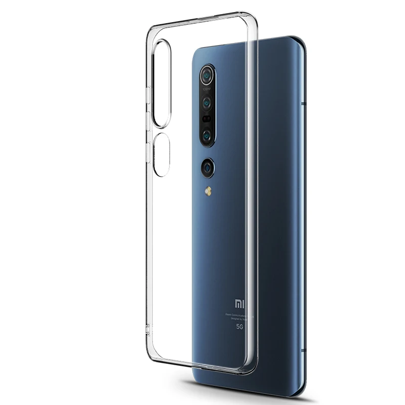 Custodia In Silicone Trasparente Di Lusso Per Xiaomi Mi 11 10 Ultra 9 Pro A2 A3 Lite Custodia Morbida Trasparente Per Cover Completa Per Poco F2 F3 M3