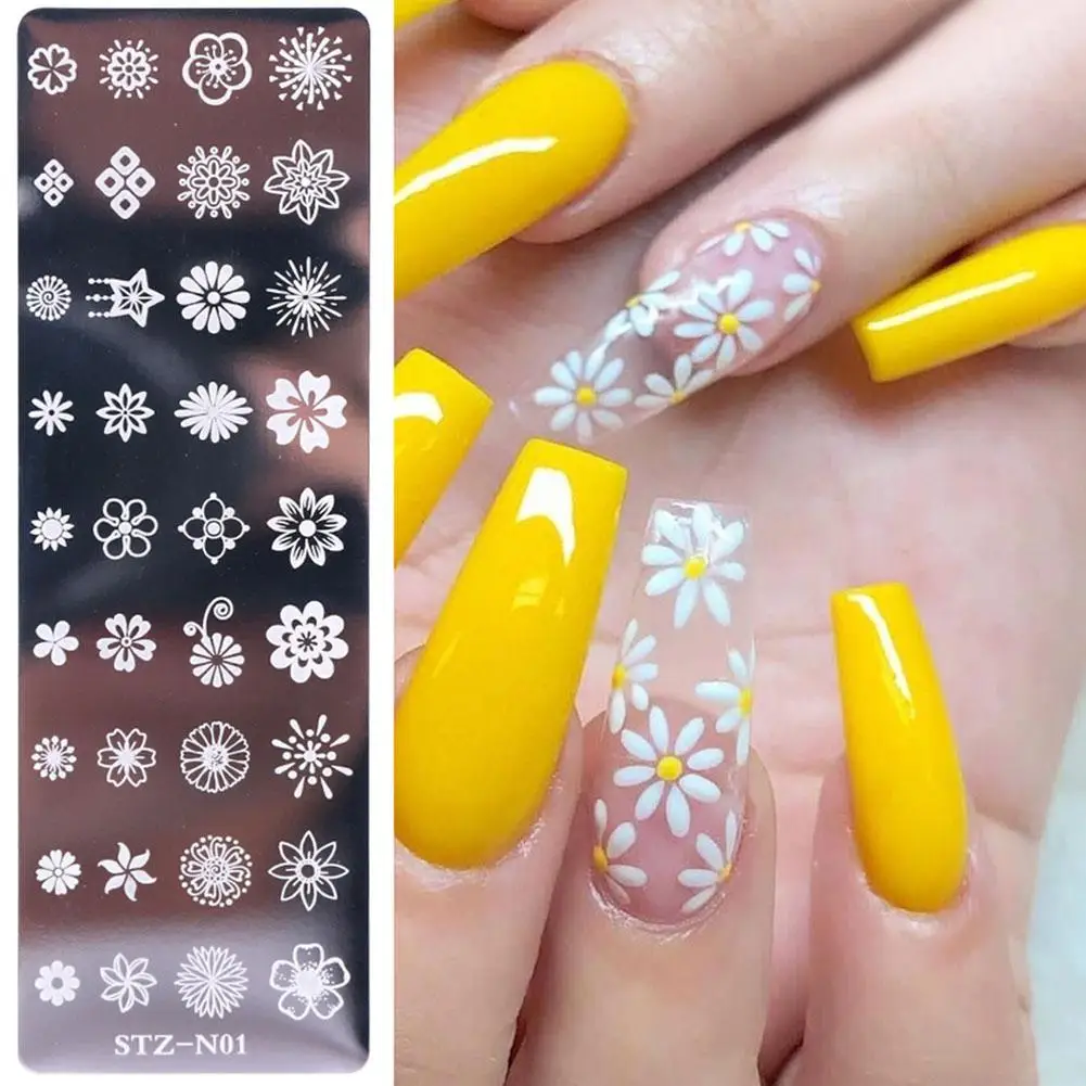DIY стемпинг для украшения ногтей пластины Ловец снов кружева цветок узоры штамп