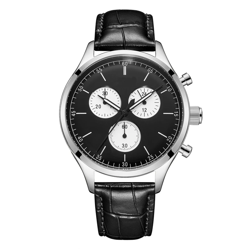 Часы мужские спортивные с хронографом и циферблатом AAA|Кварцевые часы| |