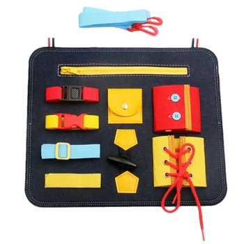 

Dressing Learning Board Baby Early Education Cloth Book Toys Children's Educational Aids