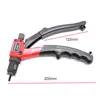 8" Hand Rivet Nut Gun Insert Riveter Nuts Gun for Rivets Tool Manual Mandrels Non-Slip Toolbox M3/M4/M5/M6 3