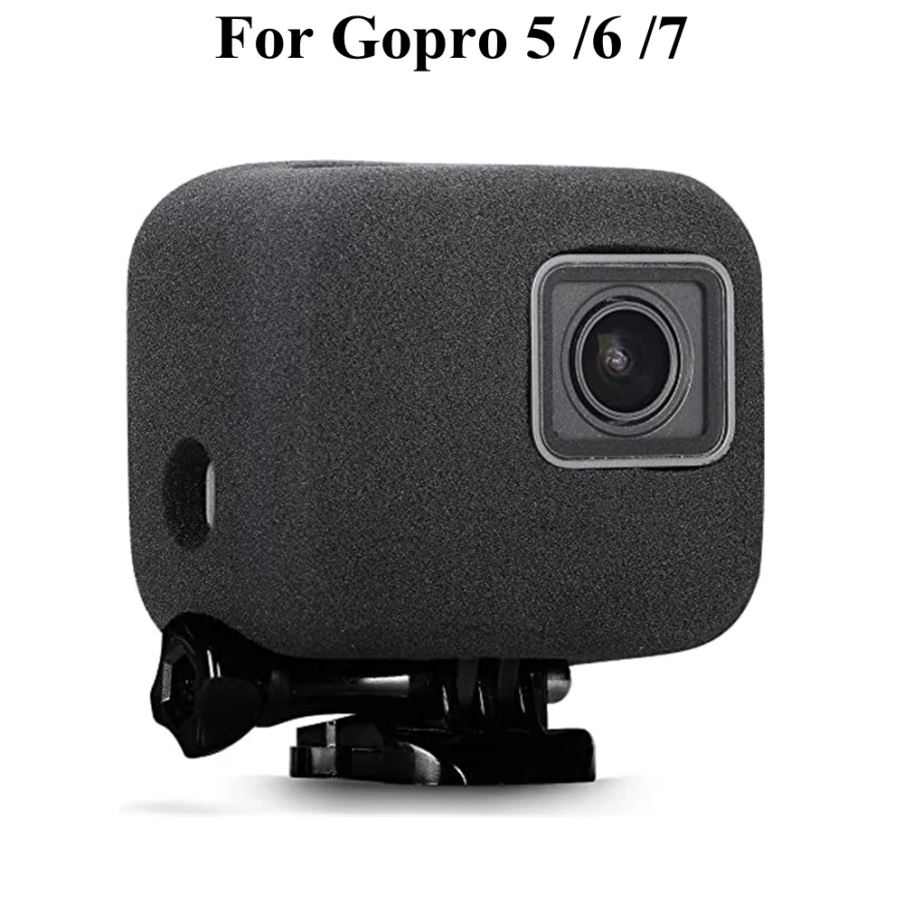 Ветрозащитный пенопластовый чехол с шумоподавлением для Gopro Hero 7 6 5 Поролоновый