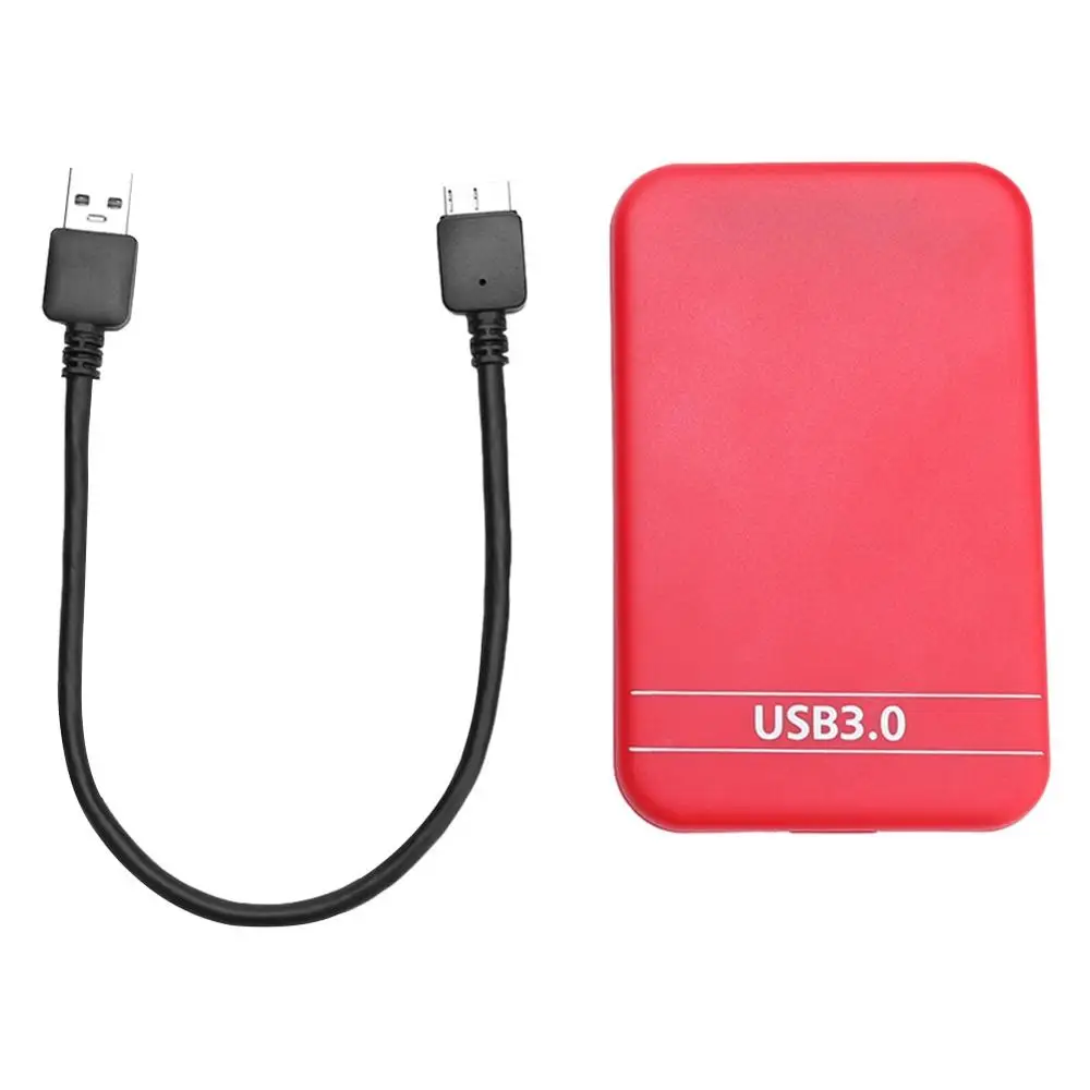 2,5 жесткий диск SATA 2 к USB 3,0 жесткий диск SSD чехол внешняя коробка для жесткого диска корпус теоретической пропускной способности Скорость до 6 ГБ/сек - Цвет: Red