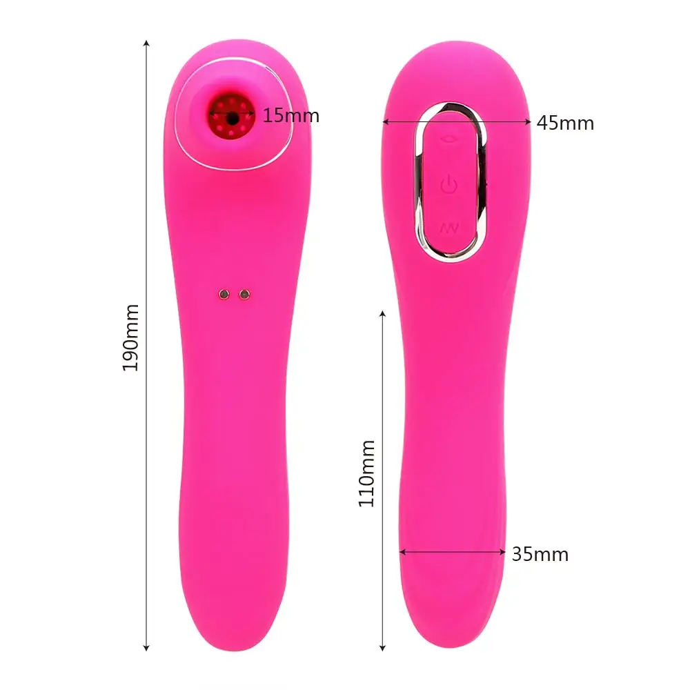 Lingua del capezzolo Vibrante Succhiare Leccata orale Succhiatore del clitoride Vibratore Silicone 10 velocità Stimolatore clitorideo S orale_voghion.com