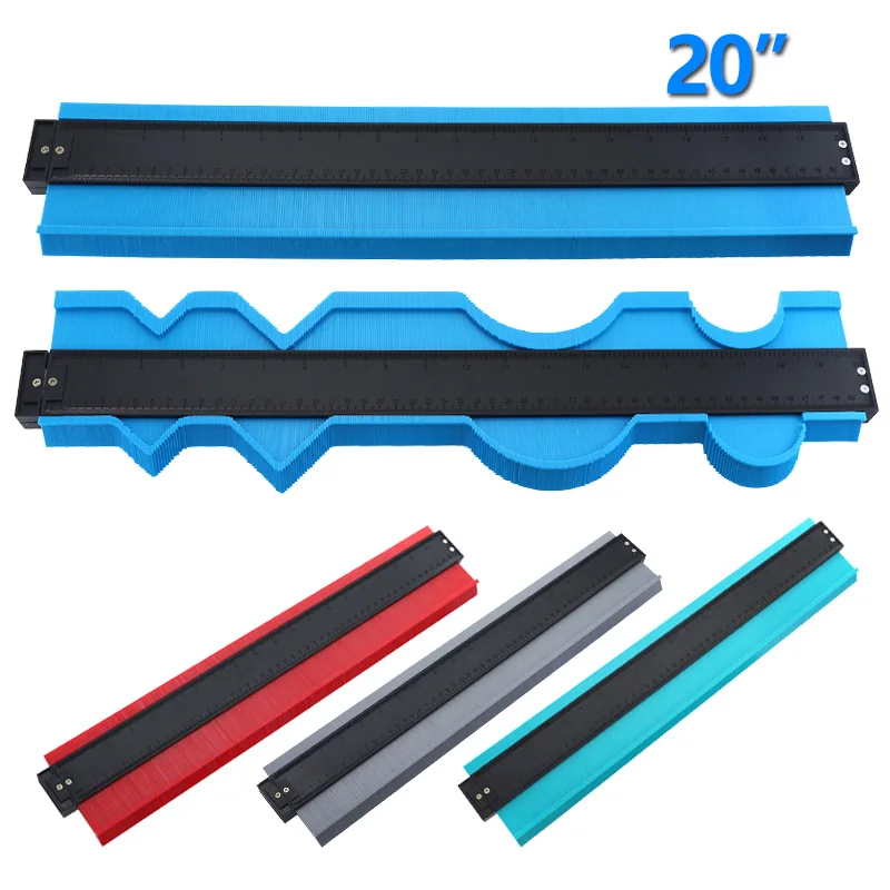 Contour Duplication Gauge 20 inch Outline Standard ABS Plastic Marking for Tile | Инструменты