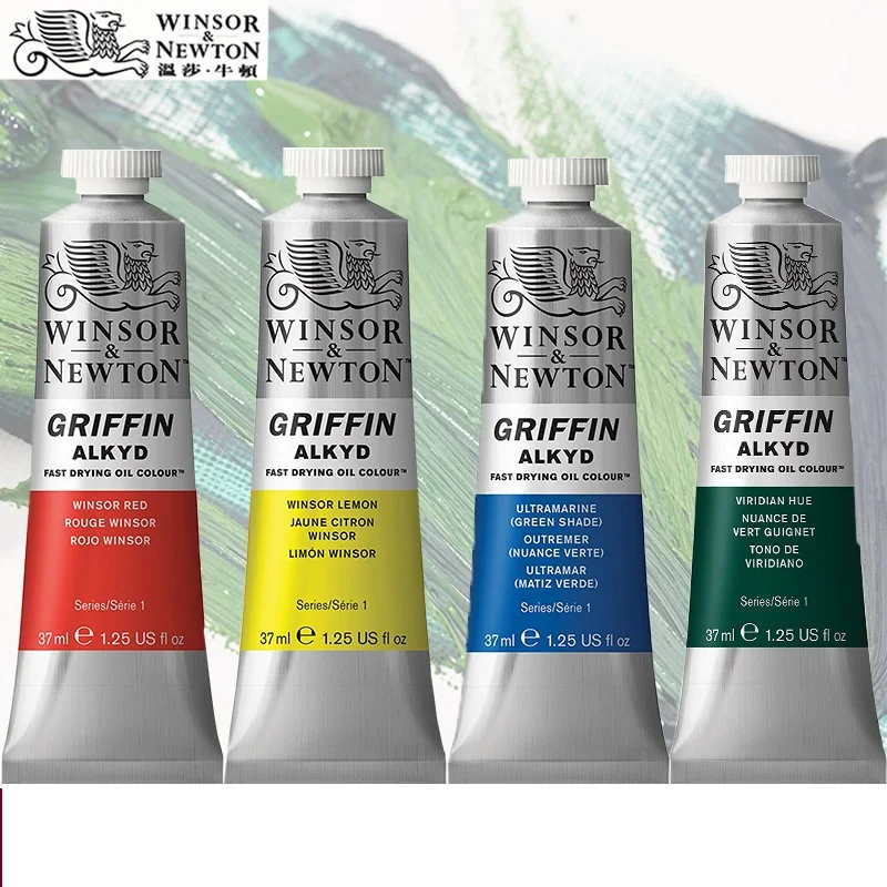 Imported Windsor Newton Griffin Quickdrying Oil Painting Color Alkyd Resin Pigment 37ml Full 48
