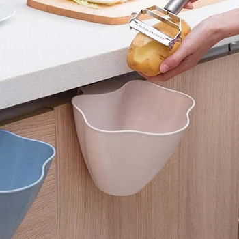 

Garbage Storage Bin Can Hanging Rubbish Container Trash Cans for Home Kitchen B88