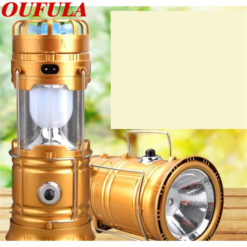 

AOSONG New Solar Portable Lantern Outdoor Multifunctional Rechargeable Tent Light Fan Light Camping Emergency Telescopic light