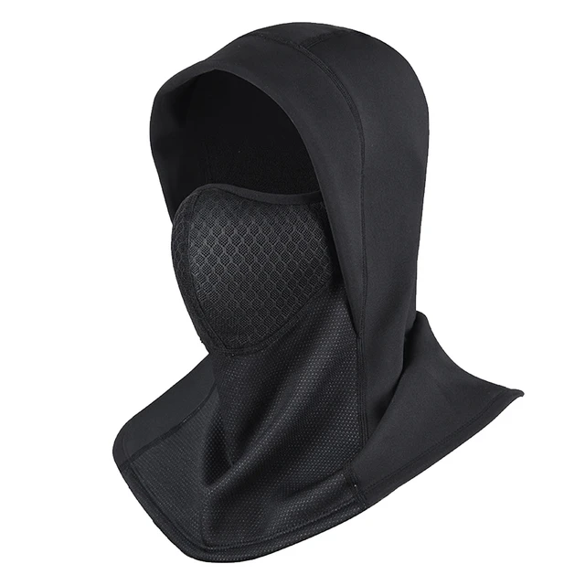 Black Mask Winter Cycling Fleece Thermal Keep Warm Windproof Cycling Face  Mask Balaclava Ski Mask Fishing