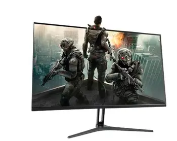 

Frameless design 22 inch gaming flat monitor with VGA HDMI interfaces full HD 24" 27 inch 32" curved 75Hz LCD monitor