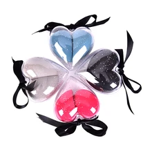 2 шт./компл. макияж губка сердце-Форма коробка безлатексный Материал косметический слойка, пудры, основы, Применение Красота Make Up Инструменты