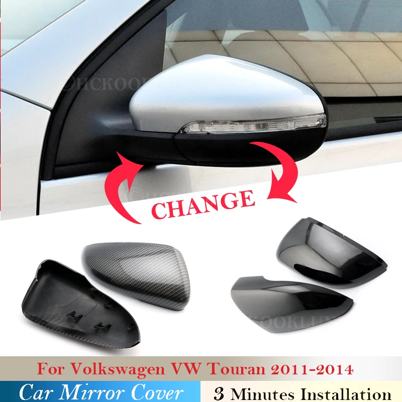 Для Volkswagen VW Touran 2011 2012 2013 2014 автомобилей крышка зеркала заднего вида шапки с