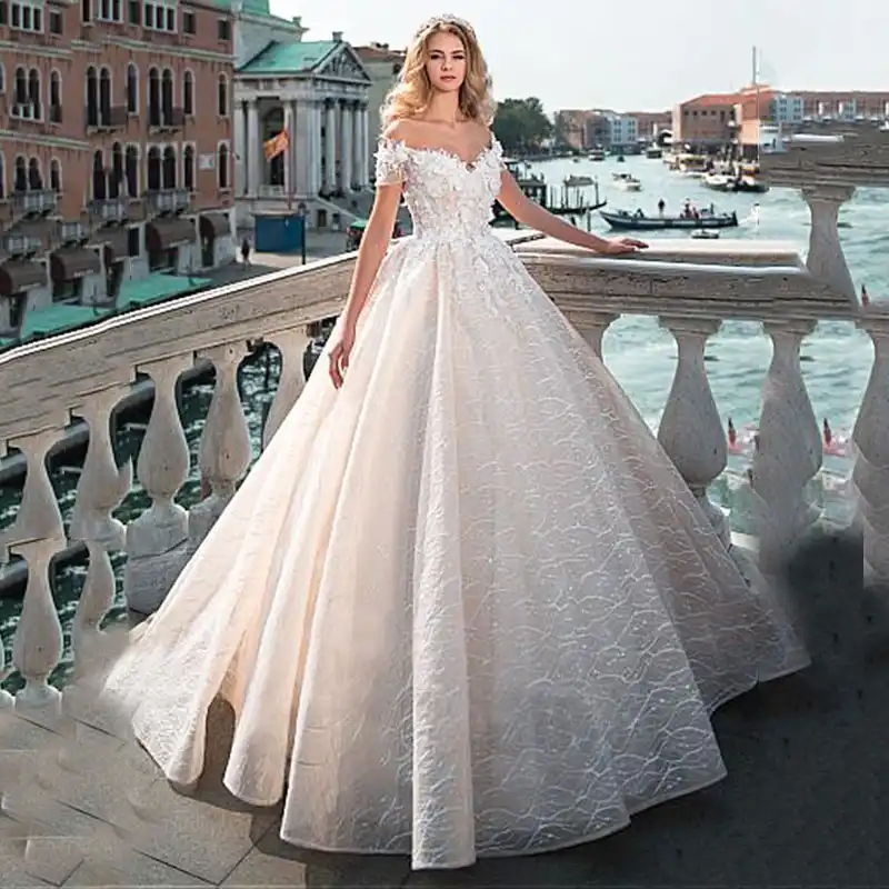 2020 ball gown wedding dresses Clearance
